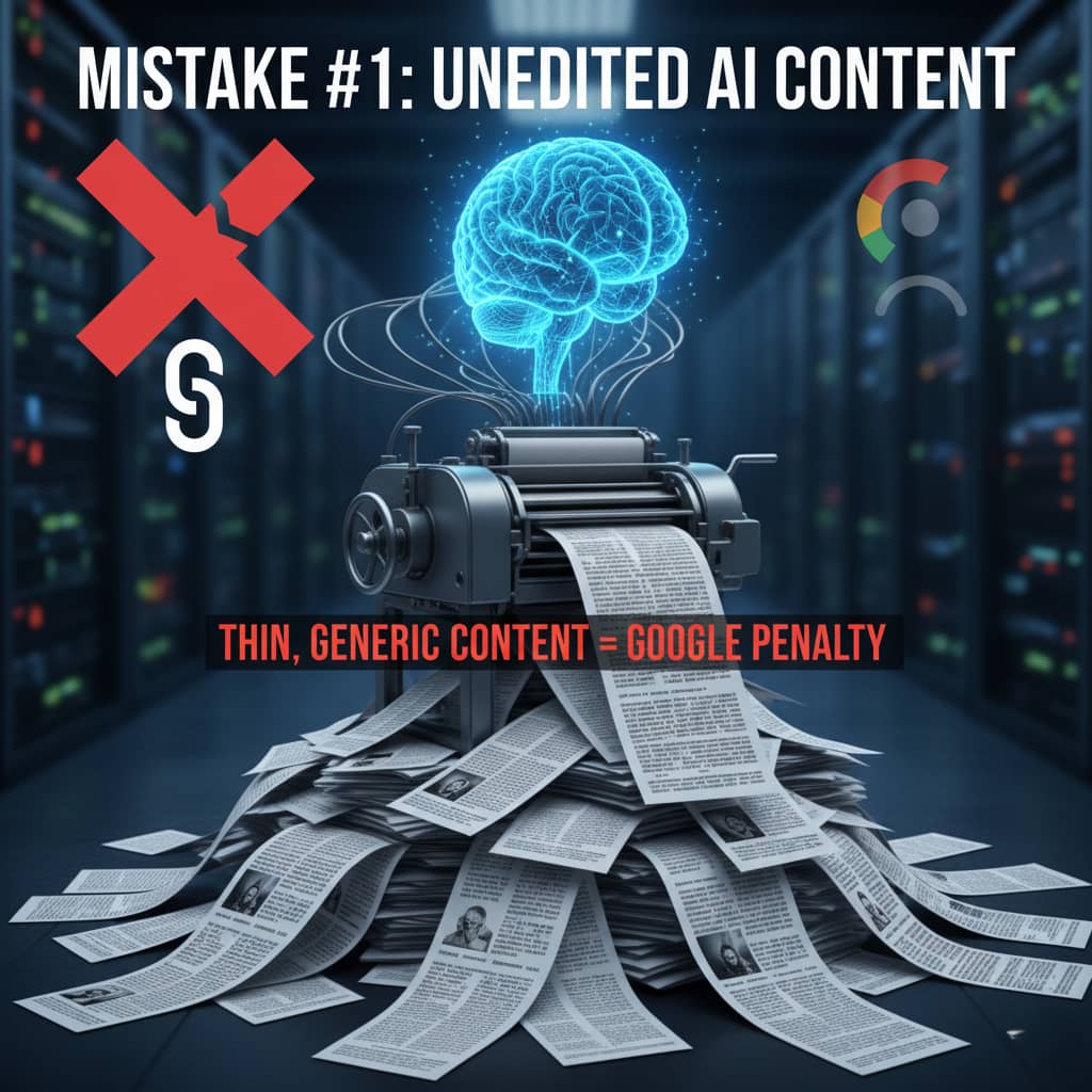 AI seo mistakes